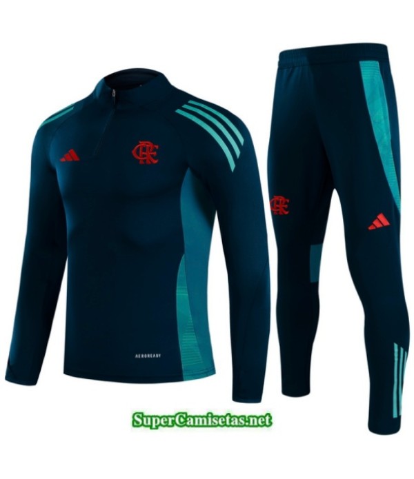 Tailandia Chandal Flamengo Niño Verde/azul 2025 2026 S21723