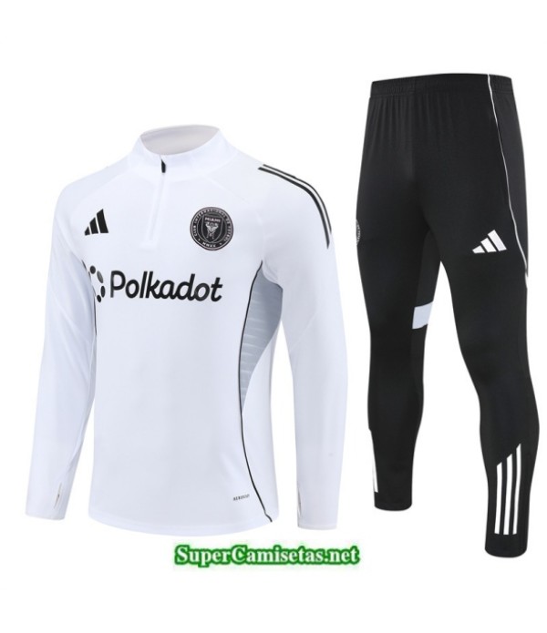 Tailandia Chandal Inter Miami Blanco/negro 2025 2026 S21353