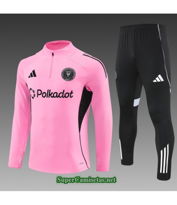 Tailandia Chandal Inter Miami Niño Rosa/negro/blanco 2025 2026 S21730