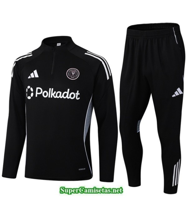 Tailandia Chandal Inter Miami Niño Negro/blanco 2025 2026 S21733
