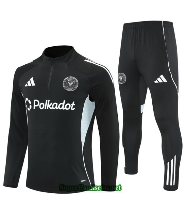 Tailandia Chandal Inter Miami Negro/blanco 2025 2026 S21359