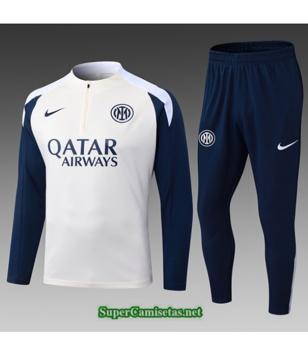 Tailandia Chandal Inter Milan Niño Blanco/azul Marino 2025 2026 S21952