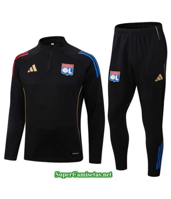 Tailandia Chandal Lyon Negro/azul/rojo 2025 2026 S21554