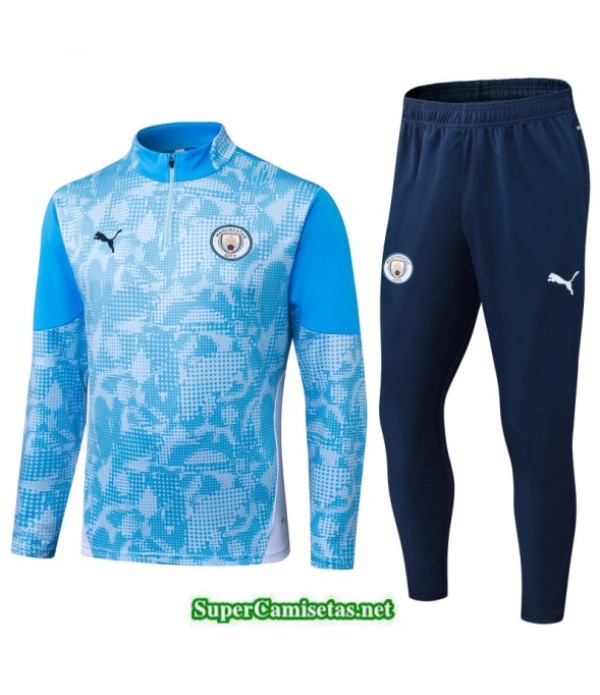 Tailandia Chandal Manchester City Niño Azul/blanco 2025 2026 S21945