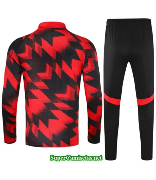 Tailandia Chandal Manchester United Niño Rojo/negro 2025 2026 S21948