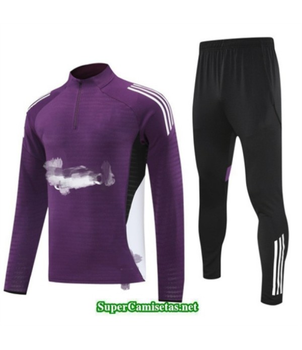 Tailandia Chandal Manchester United Violeta/negro/blanco 2025 2026 S21663