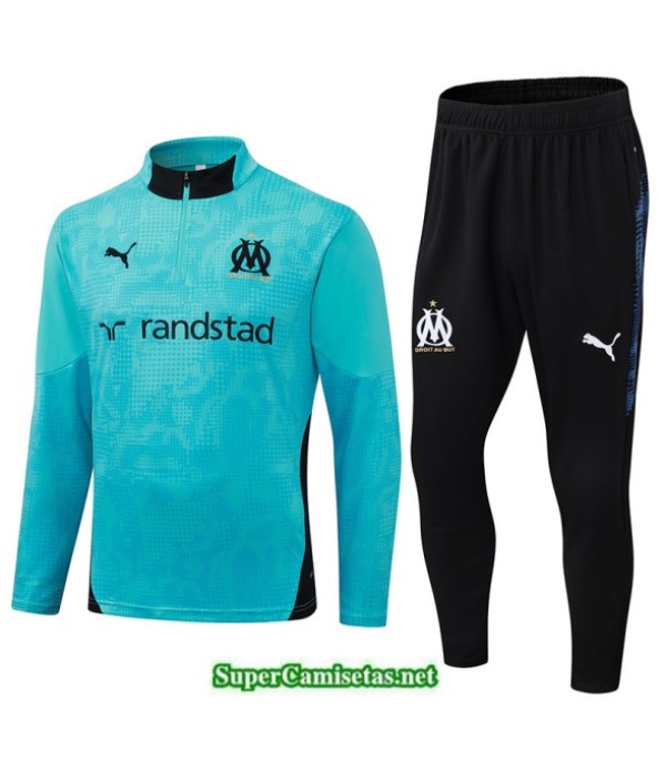 Tailandia Chandal Marsella Azul Claro/negro 2025 2026 S21558