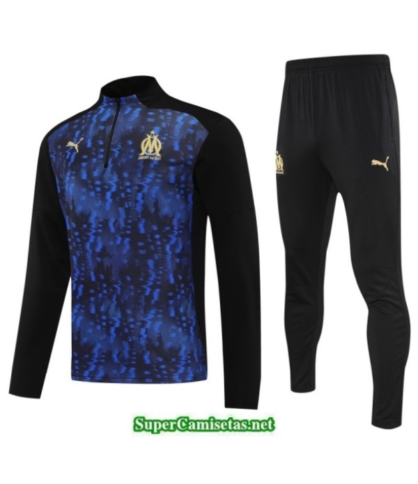 Tailandia Chandal Marsella Negro/azul 2025 2026 S21560