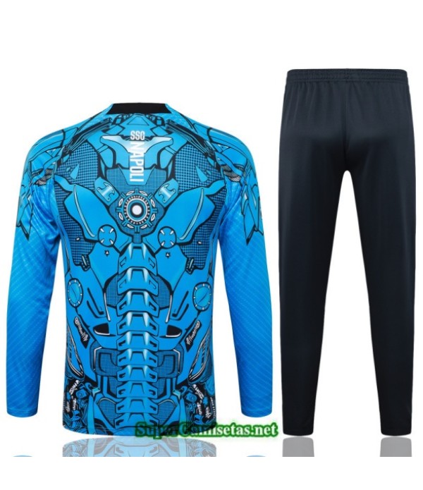 Tailandia Chandal Napoli Niño Azul/negro 2025 2026 S21967