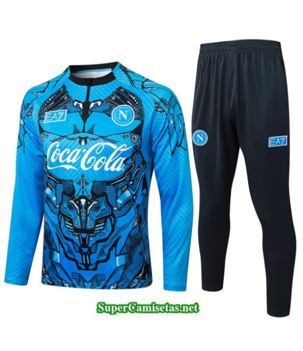 Tailandia Chandal Napoli Niño Azul/negro 2025 2026 S21967