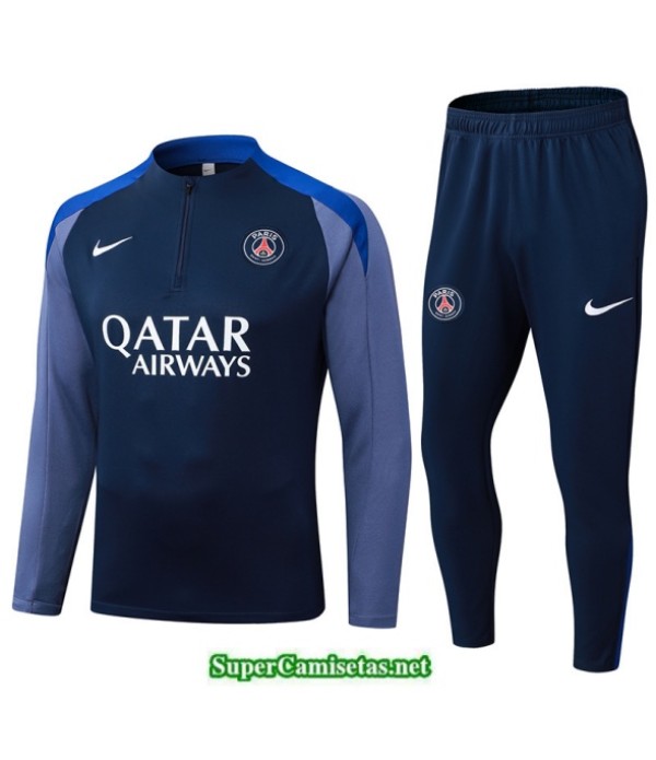 Tailandia Chandal Psg Azul Marino/blanco 2025 2026 S21567