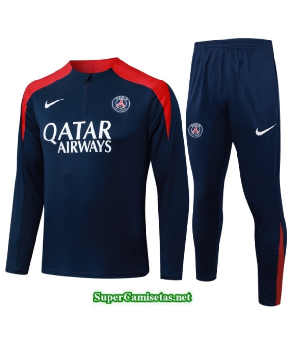 Tailandia Chandal Psg Azul Marino/rojo 2025 2026 S21570