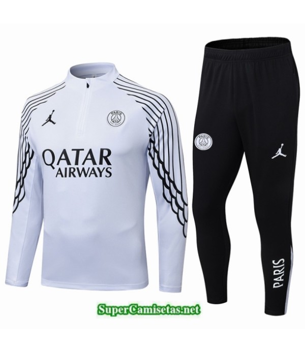 Tailandia Chandal Psg Blanco/negro 2025 2026 S21561