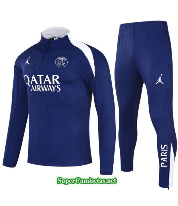 Tailandia Chandal Psg Niño Azul Marino/blanco 2025 2026 S21881