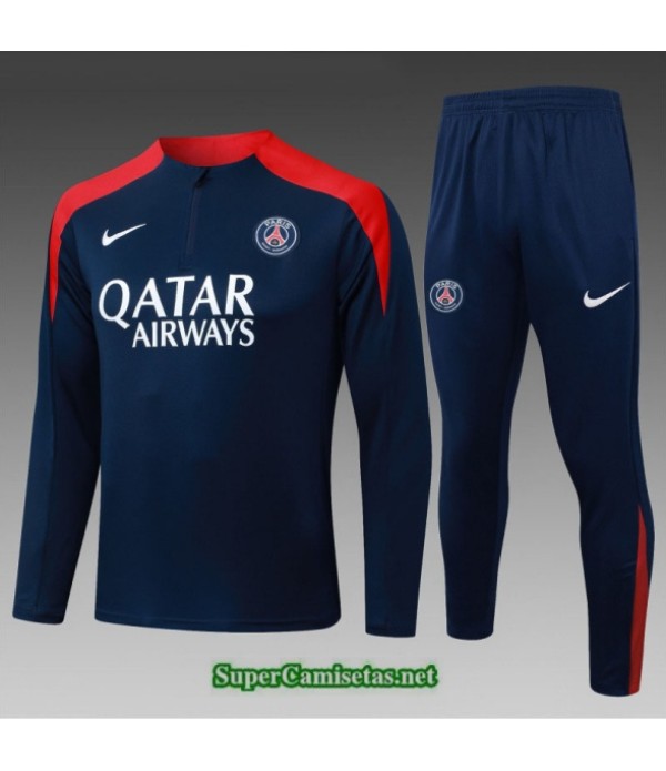 Tailandia Chandal Psg Niño Azul Marino/rojo 2025 ...