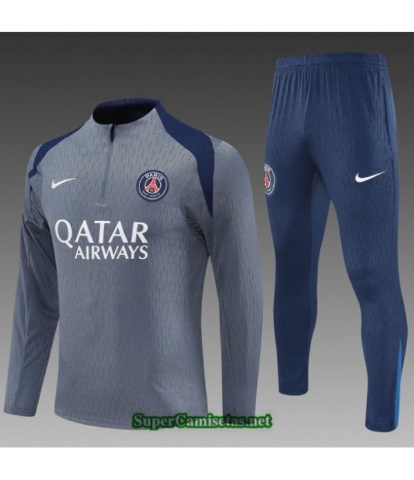Tailandia Chandal Psg Niño Player Gris/azul Marino 2025 2026 S21892