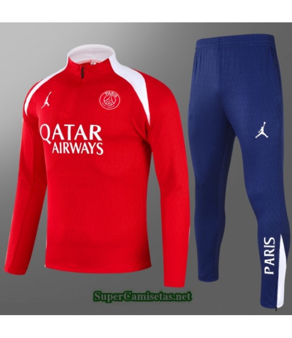 Tailandia Chandal Psg Niño Rojo/azul/blanco 2025 2026 S21890