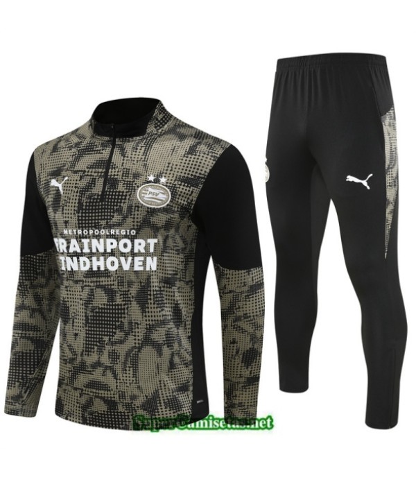 Tailandia Chandal Psv Eindhoven Negro 2025 2026 S21364