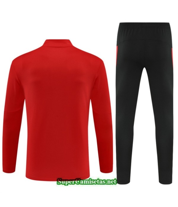 Tailandia Chandal Portugal Niño Rojo/negro 2025 2026 S21932