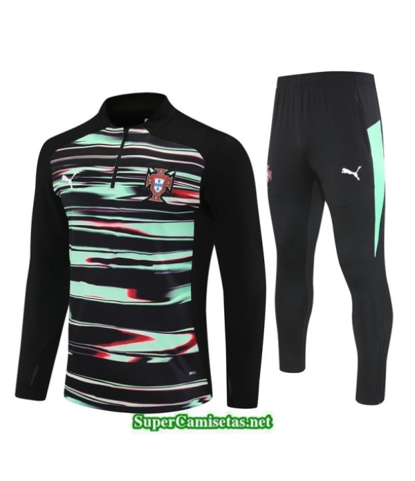 Tailandia Chandal Portugal Niño Verde/negro 2025 2026 S21933