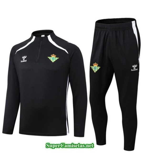Tailandia Chandal Real Betis Negro/blanco 2025 2026 S21452