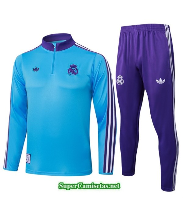 Tailandia Chandal Real Madrid Azul Claro/violeta 2025 2026 S21517
