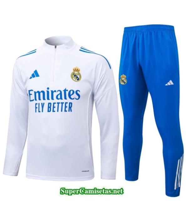 Tailandia Chandal Real Madrid Blanco/azul 2025 202...