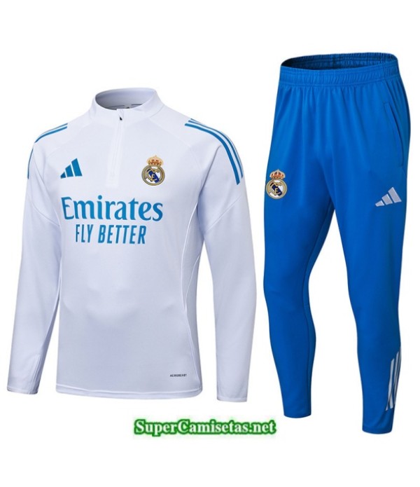 Tailandia Chandal Real Madrid Blanco/azul 2025 2026 S21458