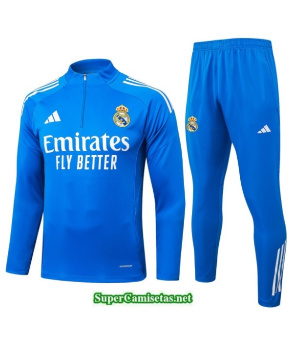 Tailandia Chandal Real Madrid Niño Azul/blanco 2025 2026 S21827