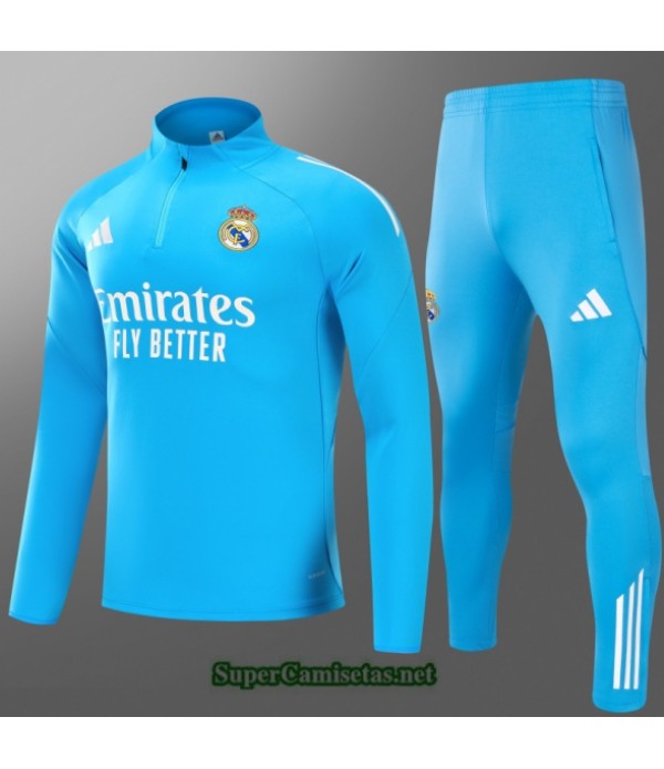 Tailandia Chandal Real Madrid Niño Azul/blanco 2025 2026 S21855