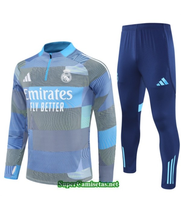 Tailandia Chandal Real Madrid Niño Azul Claro/blanco 2025 2026 S21838