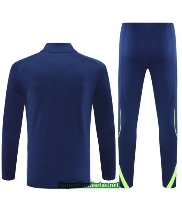 Tailandia Chandal Real Madrid Niño Azul Marino/blanco/verde 2025 2026 S21809