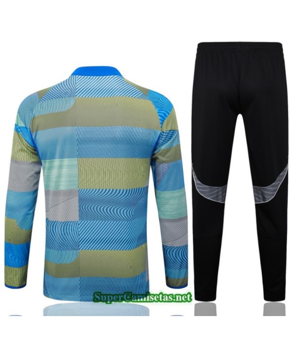 Tailandia Chandal Real Madrid Niño Azul/verde/negro 2025 2026 S21835