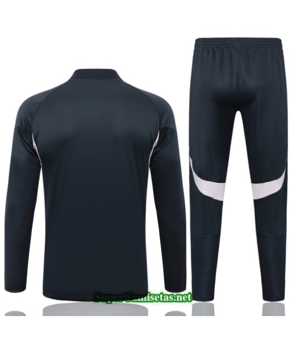 Tailandia Chandal Real Madrid Niño Gris Oscuro/blanco 2025 2026 S21851