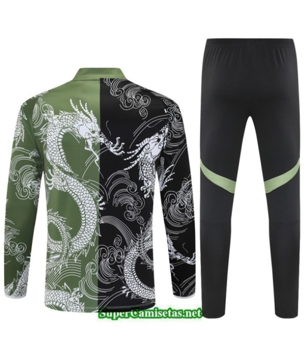 Tailandia Chandal Real Madrid Niño Negro/verde 2025 2026 S21820