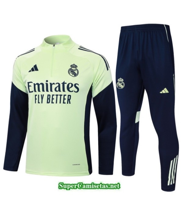 Tailandia Chandal Real Madrid Niño Verde/azul Marino 2025 2026 S21842