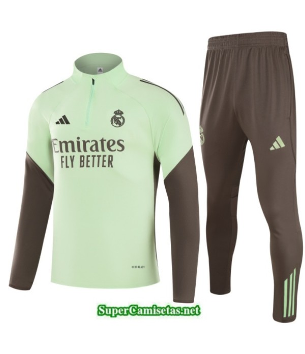 Tailandia Chandal Real Madrid Niño Verde/marrón ...