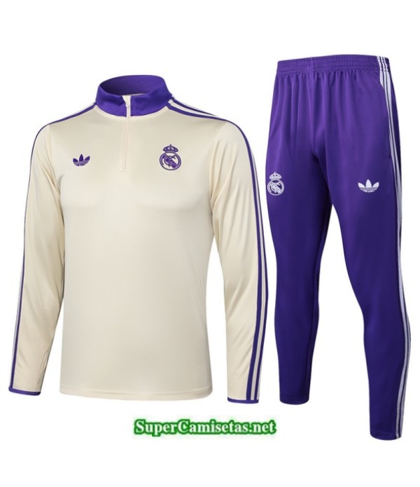 Tailandia Chandal Real Madrid Albaricoque/violeta 2025 2026 S21532