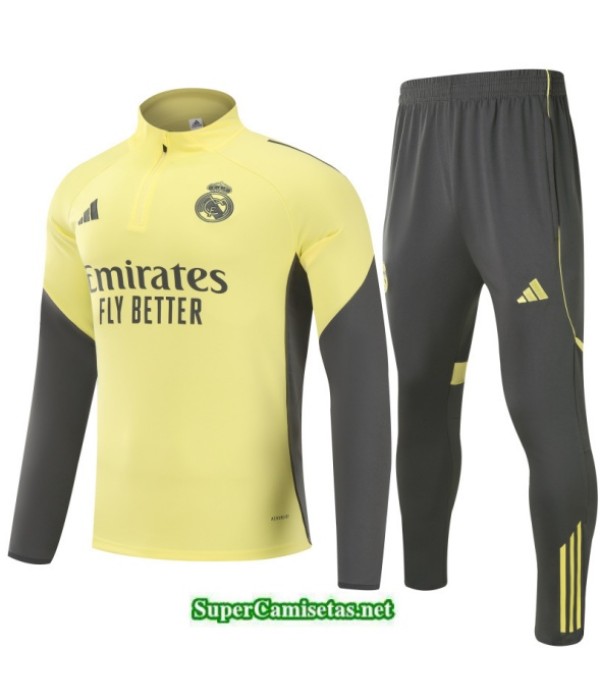 Tailandia Chandal Real Madrid Amarillo/azul Marino 2025 2026 S21549