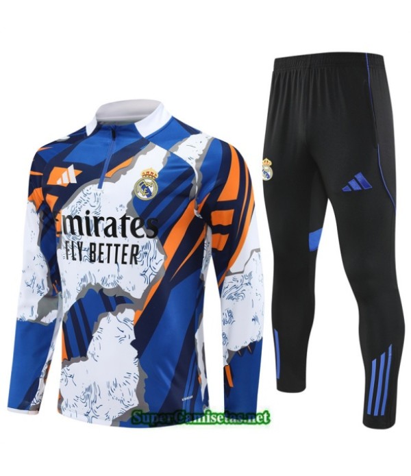 Tailandia Chandal Real Madrid Amarillo/azul/negro 2025 2026 S21502
