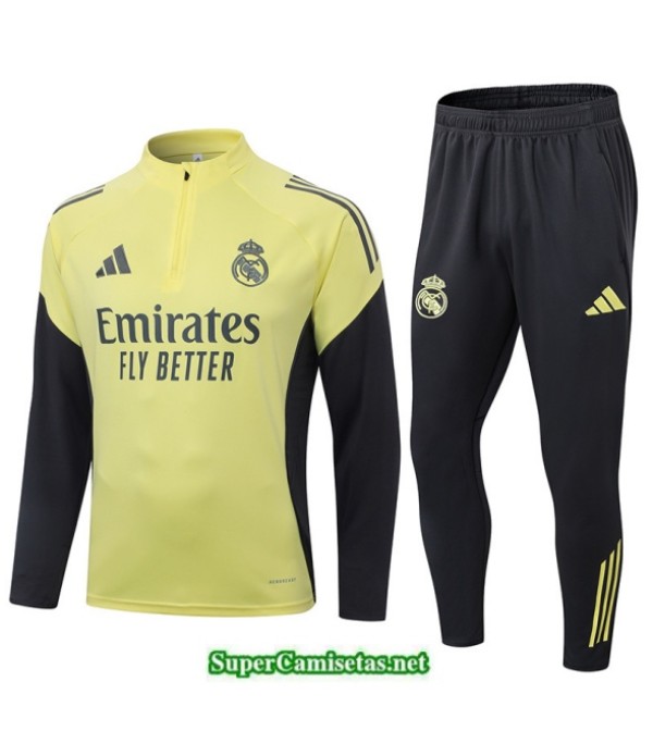 Tailandia Chandal Real Madrid Amarillo/negro 2025 2026 S21501