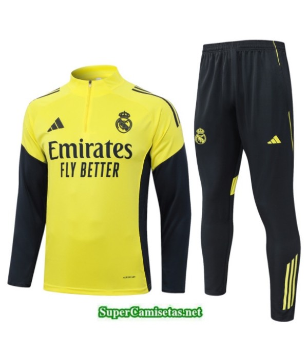 Tailandia Chandal Real Madrid Amarillo/negro 2025 ...