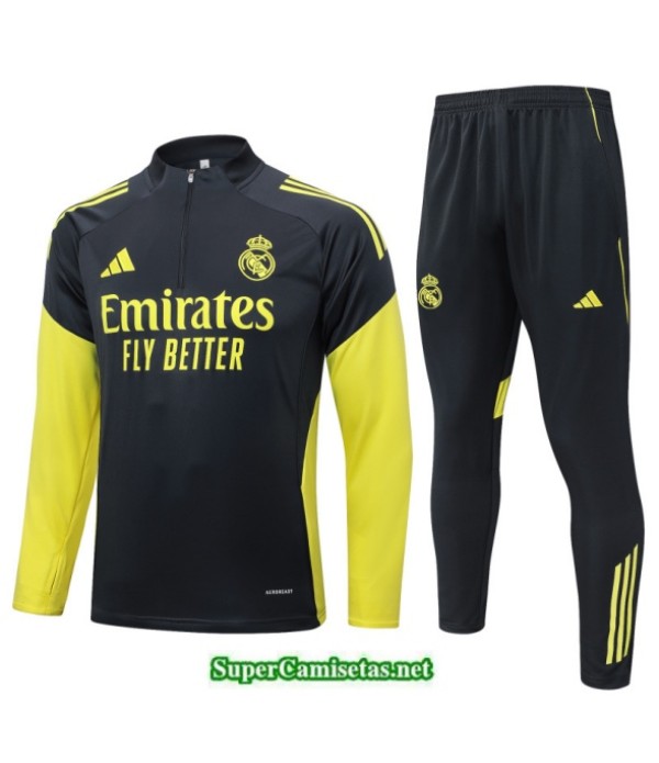 Tailandia Chandal Real Madrid Negro/amarillo 2025 2026 S21492