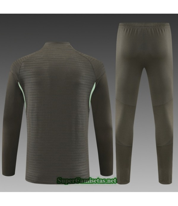 Tailandia Chandal Real Madrid Player Niño Caqui/verde 2025 2026 S21869