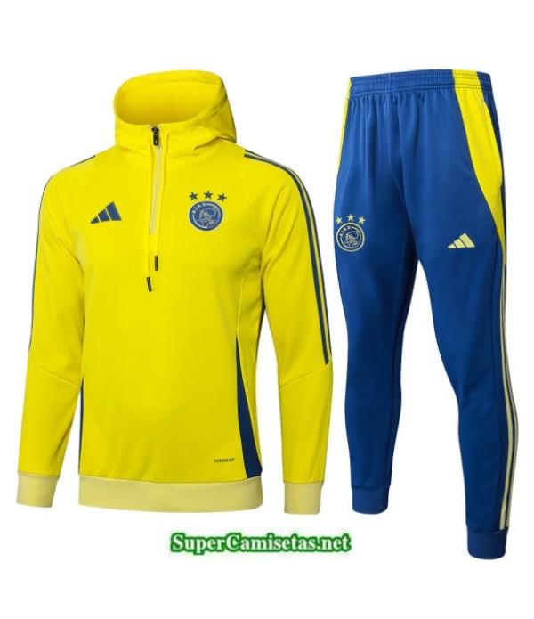 Tailandia Chándal Sudadera Con Capucha Ajax Amarillo/azul 2025 2026 S21309