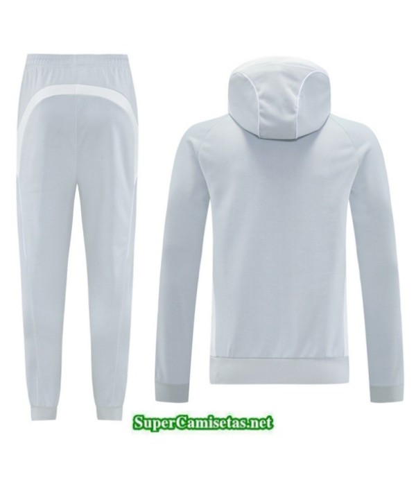 Tailandia Chándal Sudadera Con Capucha Real Madrid Blanco 2025 2026 S21461