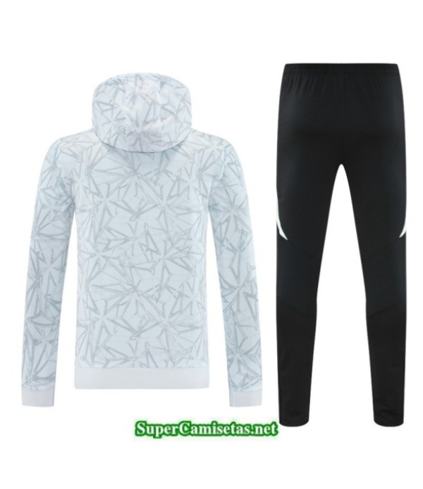 Tailandia Chándal Sudadera Con Capucha Real Madrid Blanco/negro 2025 2026 S21473