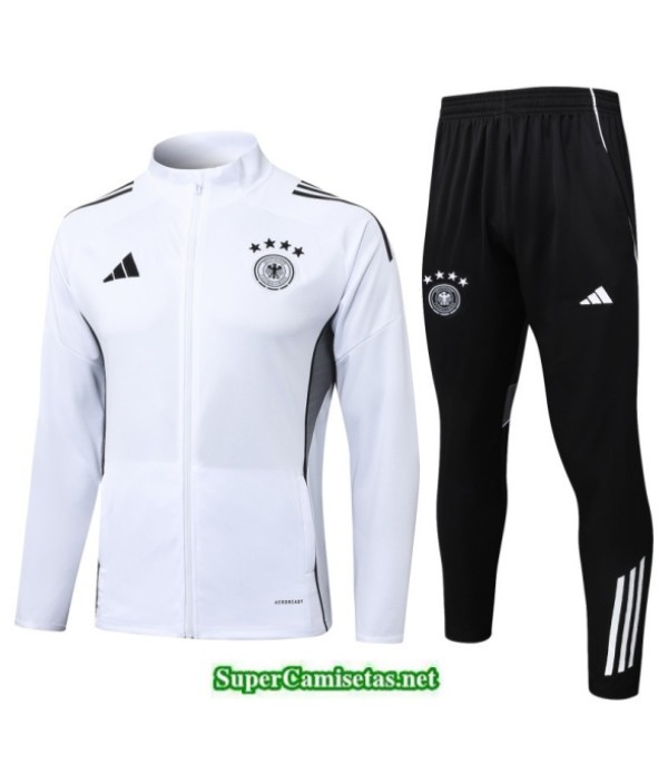 Tailandia Chaqueta Chándal Alemania Blanco/negro 2025 2026 S21601