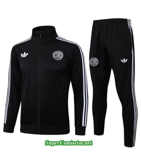 Tailandia Chaqueta Chándal Alemania Negro/blanco 2025 2026 S21606