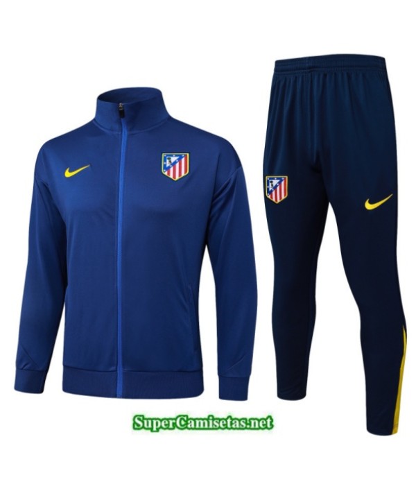 Tailandia Chaqueta Chándal Atletico Madrid Azul Marino/amarillo 2025 2026 S21402